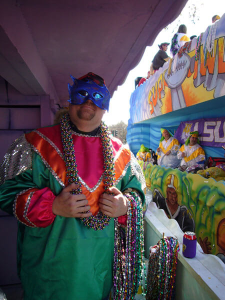 In Costume for the Krewe of King Arthur