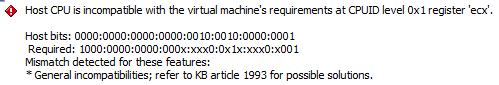 Host-CPU-Incompatible Host-CPU-Incompatible